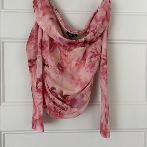 Dynamite Pink Floral Women's Top
